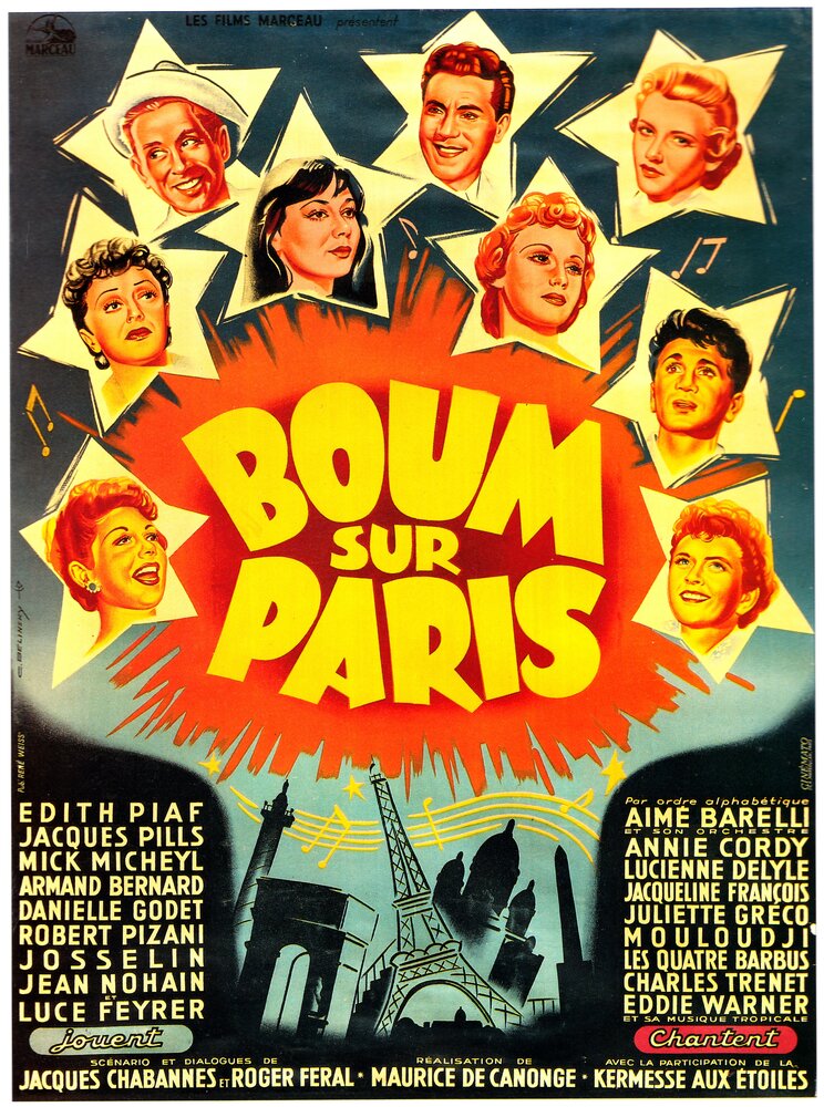 Boum sur Paris (1953) постер